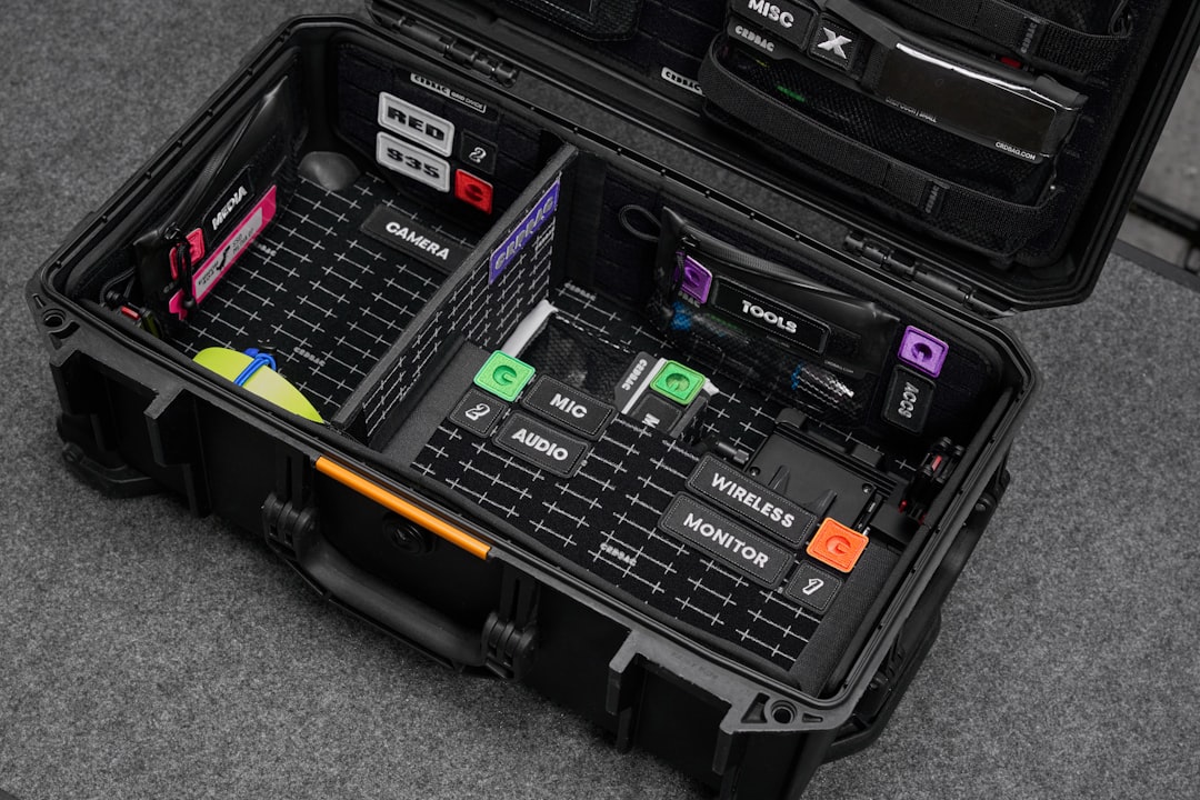 Production equipment cases and accessories for film and events