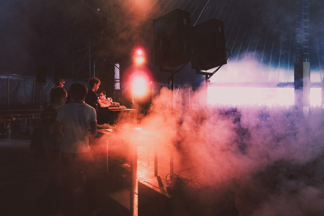 Event production planning with equipment layout on stage